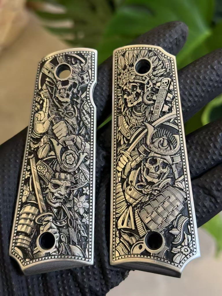 Custom Brass Grip Engraving Solution