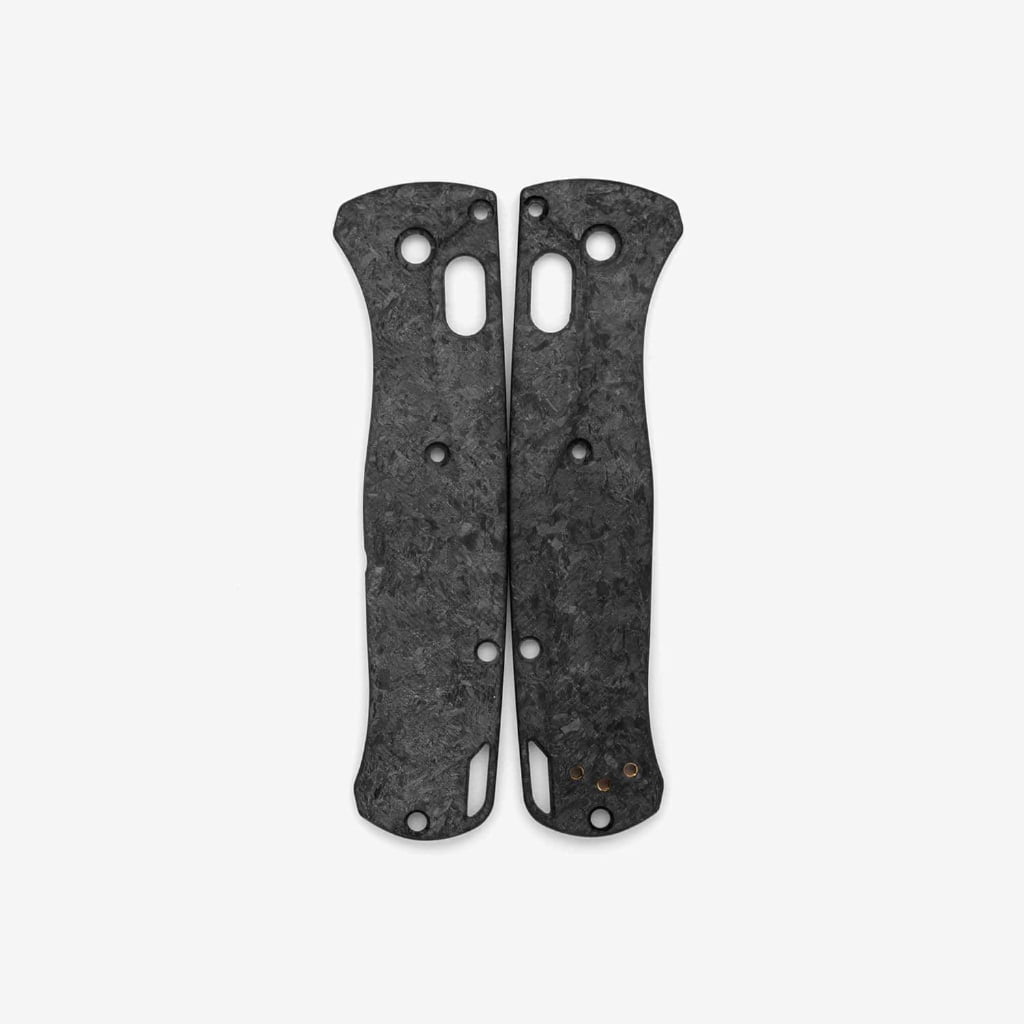 Custom carbon fiber knife scales