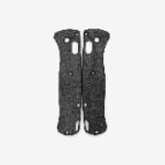 Custom carbon fiber knife scales