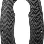 Custom carbon fiber knife scales