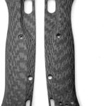 Custom carbon fiber knife scales