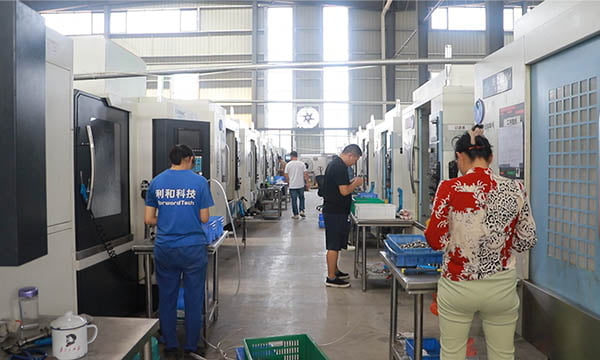 CNC machining workshop